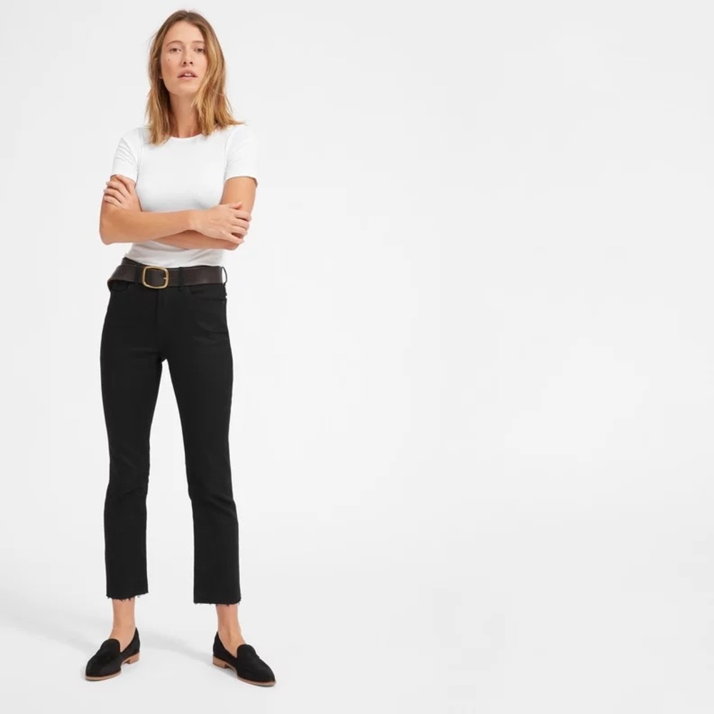Everlane Crop Kick Flare Jeans